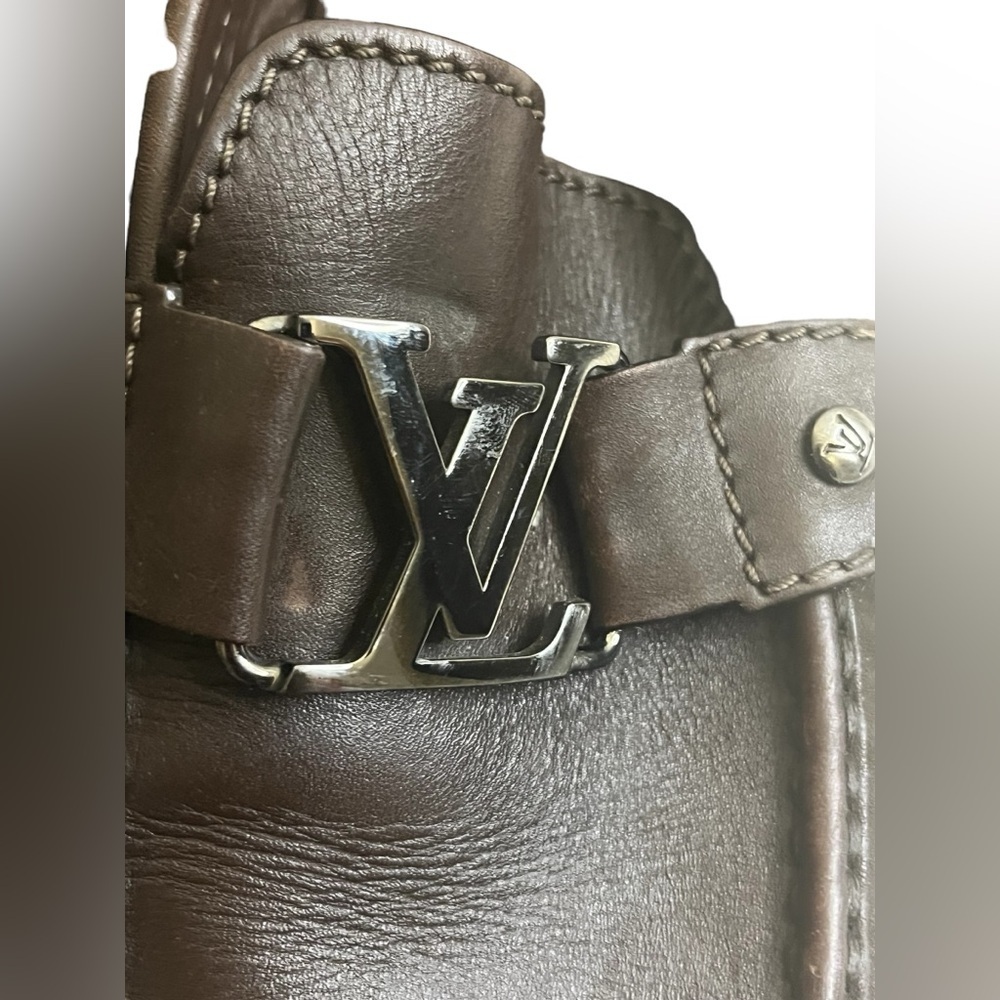 Louis Vuitton Monte Carlo Brown Leather Men's size 9.5 - Picture 8 of 14